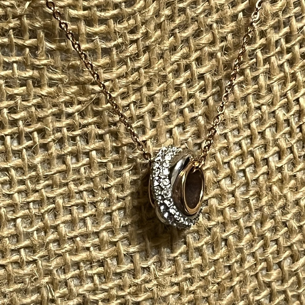 Swarovski Crystal Rose Gold Necklace - Picture 2 of 13
